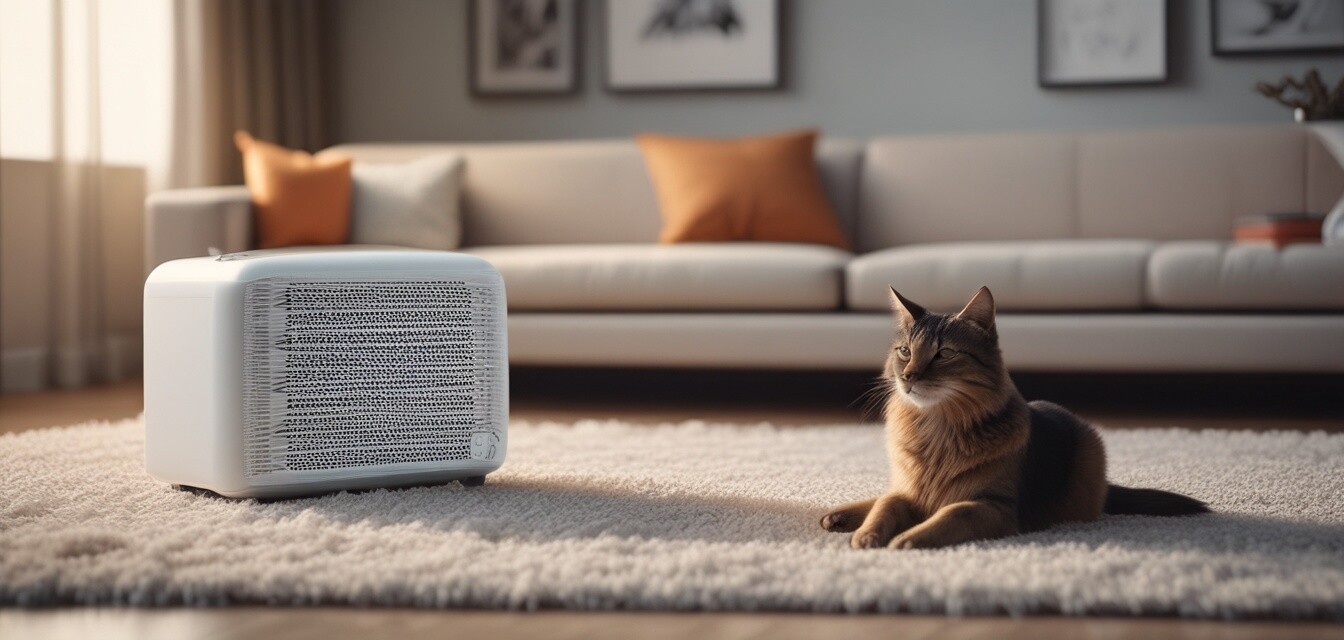 Air Purifier in a Living Room