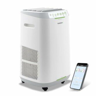 NuWave air purifier with smartphone app control.
